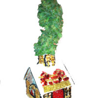 SAM - Christmas Cottage Jar